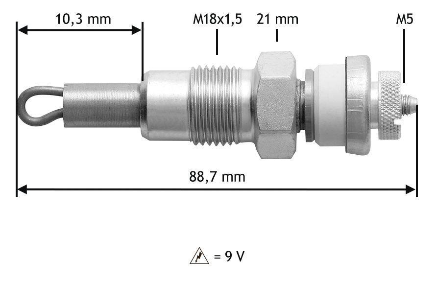 Bougie de préchauffage VALEO ref. 345156
